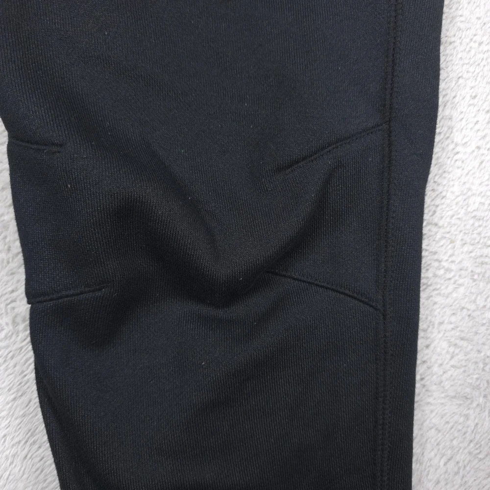 Nike Sweatpants Mens Small Black Air Fleece Joggers Zip Pocket Tapered Gym Run